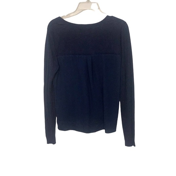 Matilda Jane Hello Lovely Secret Greeting Navy Button Front Cardigan Medium - Picture 2 of 8